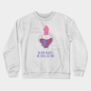 Valentine's Day Love Potion In Our Hearts We Shall Be One Crewneck Sweatshirt